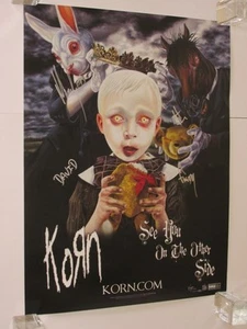 KORN - HAND SIGNED "SEE YOU ON THE OTHER SIDE" 18" X 24" POSTER - Bild 1 von 1