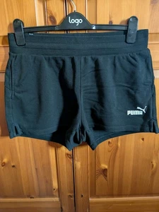 BNWOT PUMA Black Shorts UK Size M (Approx 12) - Picture 1 of 2