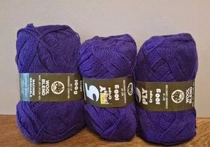 3x ball Vintage Crepe Wool Blend. 60% Wool,40% Nylon. 100grms Ball. 5ply. - Picture 1 of 6
