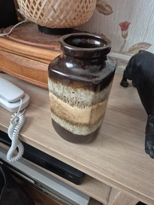 Fat Lava West German Pottery Vase - Picture 1 of 6