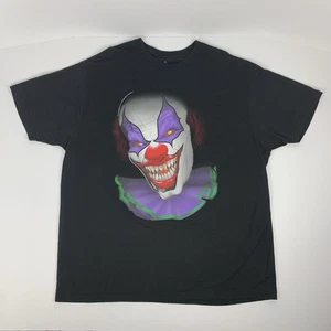 Halloween Grusel Clown T-Shirt schwarz Spuk gruselig Horror Tee Erwachsene Gr. 2XL XXL - Bild 1 von 7