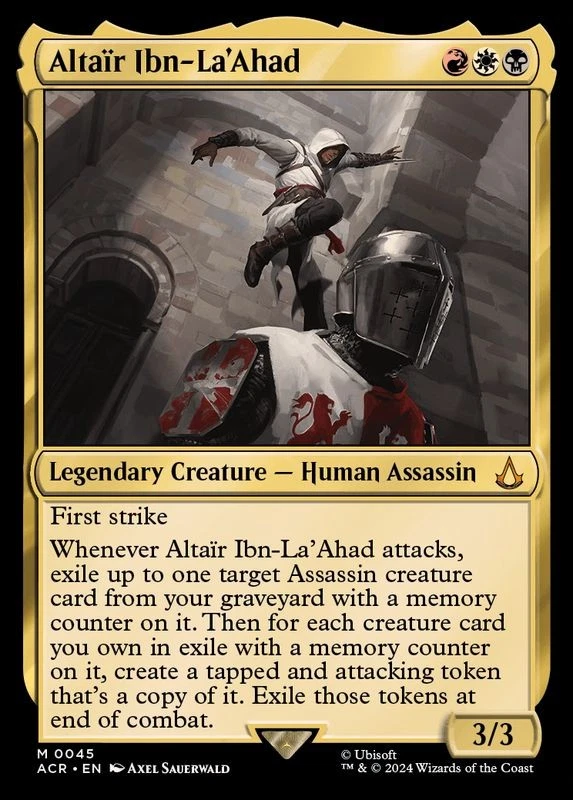 MTG FOIL Altair Ibn-La'Ahad English [ACR] - Image 1 of 1