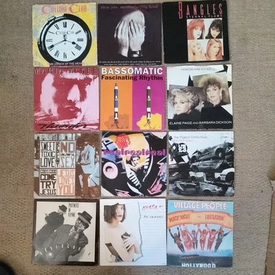 Twelve Various 7" Vinyl Singles All Nr Mint Condition Inc Bassomatic Martika etc - Image 1 of 4