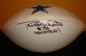 Randy White signed Dallas Cowboys Logo Football - "Manster!" inscription - Picture 1 of 1