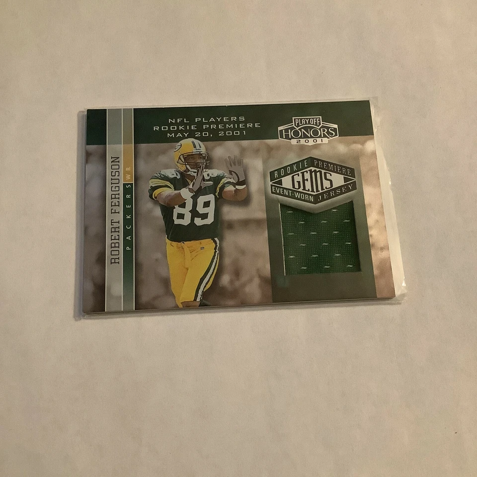 F103000  2001 Playoff Honors #207 Robert Ferguson JERSEY PACKERS/725 RC - Image 1 of 1