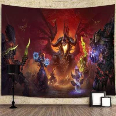 Horde Vs. Onyxia World of Warcraft Poster XXL Wandteppich Wandbehang Fototapete - Bild 1 von 4