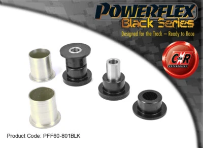 Powerflex Schwarze FrArm Fr Buchsen Für Clio 3 Sport 197/200 05-12 PFF60-801BLK - Bild 1 von 4