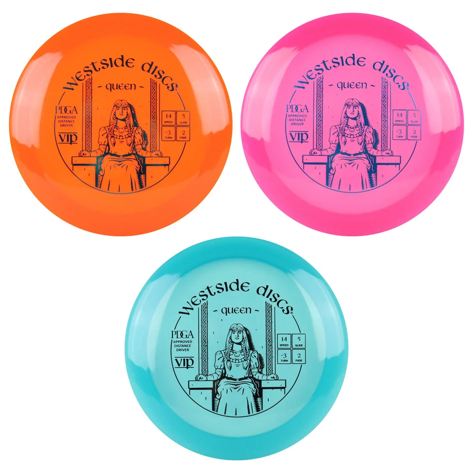 Westside Disc Golf VIP Queen Distance Driver 14/5/-3/2 - Choose Exact Disc - Image 1 of 1