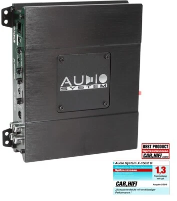 Audio System X-150.2 D 2-Kanal Verstärker 1x 500 Watt RMS/4 Ohm Amplifier - Bild 1 von 4