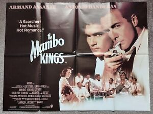 Antonio Banderas THE MAMBO KINGS (1992) UK Quad  folded