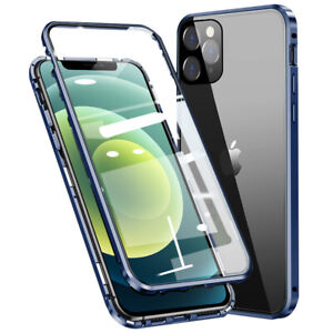 360 Grad Hülle für iPhone 14 13 12 11 Pro Max 8 XR XS Magnetisch Case Full Cover