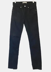 Zara DNWR Jeans Mens Size 31 Black Button Fly Hem Splits Stretch NWOT Read - Picture 1 of 16