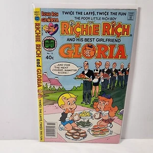 Richie Rich And His Best Girlfriend Gloria #15 Harvey World Comics 1980 - Picture 1 of 1