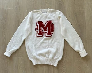 Vintage Spirit Leaders Cheerleader Supply Co Varsity Pullover Knit Sweater Sz 46 - Picture 1 of 8