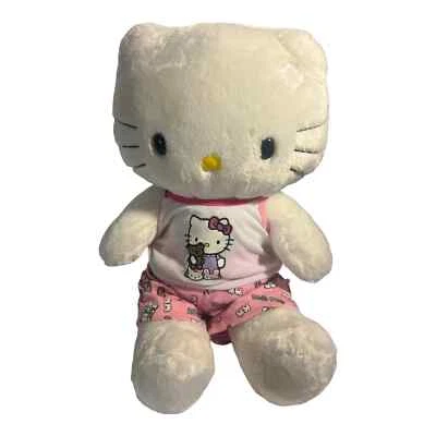 Sanrio  Hello Kitty build a bear 2009 with Hellow Kitty pajamas 18 - Image 1 of 4