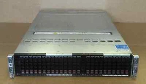 Supermicro SuperServer CSE-217 Chassis 4x X11DPT-B Node 24 Bay 8 NVMe 2U Server - Picture 1 of 3