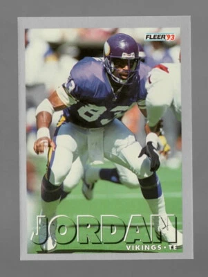 1993 Fleer #296 Steve Jordan Near mint or better - Image 1 of 2