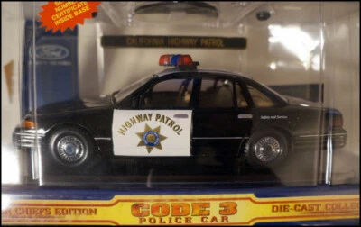 Code 3 California Highway Patrol Car 1:24 Crown Victoria New Old Stock #Z765 - Image 1 of 4