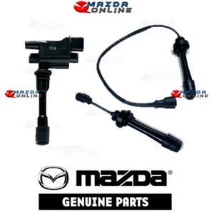 Mazda Genuine OEM 4PCS Ignition Coil Plug Wire kit fit 1999-2004 Mazda5 Protege - Picture 1 of 8