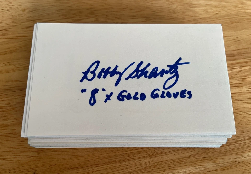 LOT OF 100 SIGNED DIFFERENT RETIRED BASEBALL PLAYERS 3X5 INDEX CARDS AUTOGRAPHS - Image 1 of 1