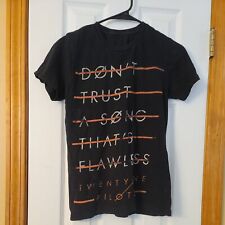 Twenty One Pilots Don't Trust A Song That's Flawless 21 T Shirt Size: S Small NT