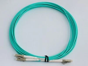 LC-LC 3M DUPLEX 10 GIGABIT 50/125 MULTIMODE, FIBER OPTIC CABLE OM3 - Afbeelding 1 van 1