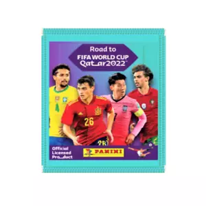 2022 Panini Road To World Cup Stickers 5 Stickers X 1 pack - Picture 1 of 2