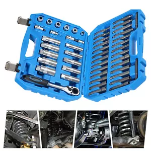 50Pcs Socket Wrench Set Shock Absorber Strut Nut Removal Tool Socket Set Go-thru - Picture 1 of 19