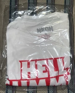 HELL OF A SUMMER NEON PROMO EXCLUSIVE T SHIRT XL FINN WOLFHARD STRANGER THINGS - Picture 1 of 3