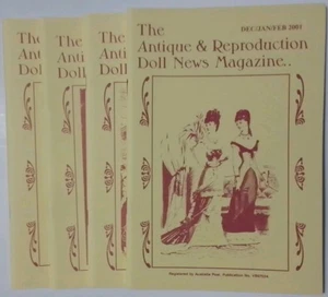The Antique & Reproduction Doll News Magazine. 2001 4 Editions. - Bild 1 von 9