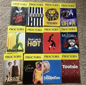 12 - (DODICI) PROCTORS THEATER TOUR Broadway Playbills SCHECTADY, NY - Foto 1 di 8
