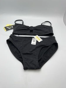 Art Class Size XL(14) Black Let it Shine 2 Piece Bathing Suit - Picture 1 of 13
