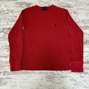 Polo Ralph Lauren Boys Long Sleeve Thermal Shirt Size S(8) School Pictures - Picture 1 of 11