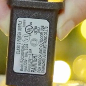 6W Netzkabel für Weihnachtsbaum 4-teilig Ersatz mit Trafo - Bild 1 von 5