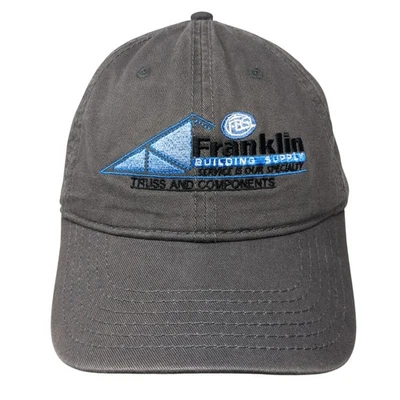 Franklin Building Supply Strapback Hat Solid Gray One Size Fahrenheit - Image 1 of 4