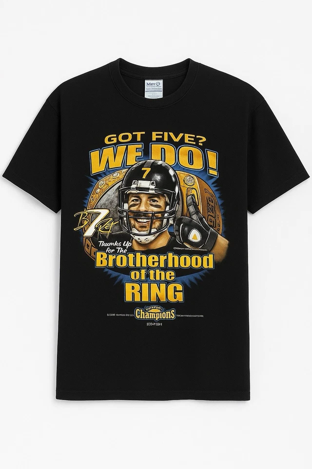 NFL Pittsburgh Steelers 2006 Edición Campeones Coleccionistas Grande Gráfico Camiseta Foto 1 de 4