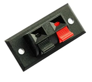 10PCS New Double Jack Spring Clip Audio Speaker Terminals - Picture 1 of 1