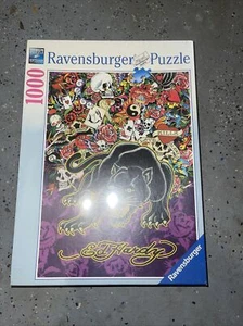 Ed Hardy Black Panther 1000pc Puzzle (Ravensburger, 2009) RARE New/Sealed! - Picture 1 of 2