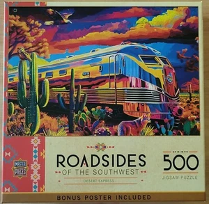 Masterpieces 500 PC Jigsaw Puzzle Roadsides of the Southwest "Desert Express" - Picture 1 of 1