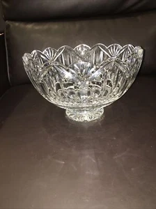 Waterford Irish Crystal Wishing Well Footed Centerpiece Bowl made in Ireland - Picture 1 of 9