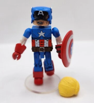 Мини-фигурка Marvel vs Capcom 3 Minimates CAPTAIN AMERICA 2 дюйма - Изображение 1 из 2