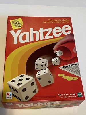 Vintage 1998 A Milton Bradley Game Yahtzee Family Game Night. Pre-Owned - Image 1 of 4