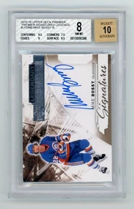 2015-16 Upper Deck Premier Mike Bossy Premier Signatures Legends BGS 8 Auto 10 - Picture 1 of 2