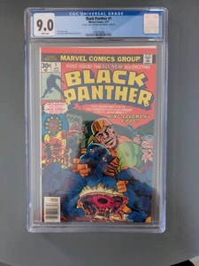 Black Panther #1 CGC 9.0 (1977) - VERY Rare Double Cover! Interior 9.2 - Picture 1 of 3