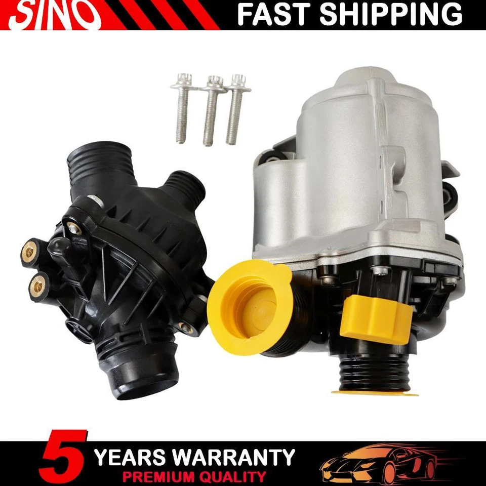 11517632426 Bomba de agua eléctrica con termostato para BMW X3 128i 325i 328i 530i NUEVO Foto 1 de 4