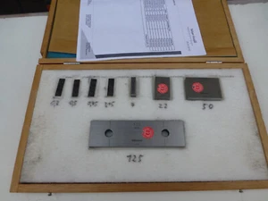 End mass Mitutoyo 0.2 to 125 mm until 2021 calibrated parallel end mass Topi - Picture 1 of 5