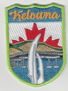 Kelowna British Columbia Canada Souvenir Patch - Picture 1 of 1
