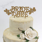 Custom Bridal Shower Hens Night Cake Topper Bride To Be - Bee Design - Bamboo