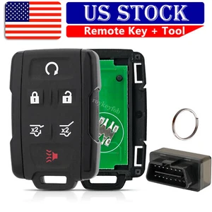 OBD Programmer Remote Key Fob for Chevrolet Tahoe Suburban GMC Yukon 2015-2020 - Picture 1 of 8
