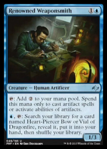 Renowned Weaponsmith ~ Moderately Played Fate Reforged MTG Magic UltimateMTG Blu - Image 1 of 1